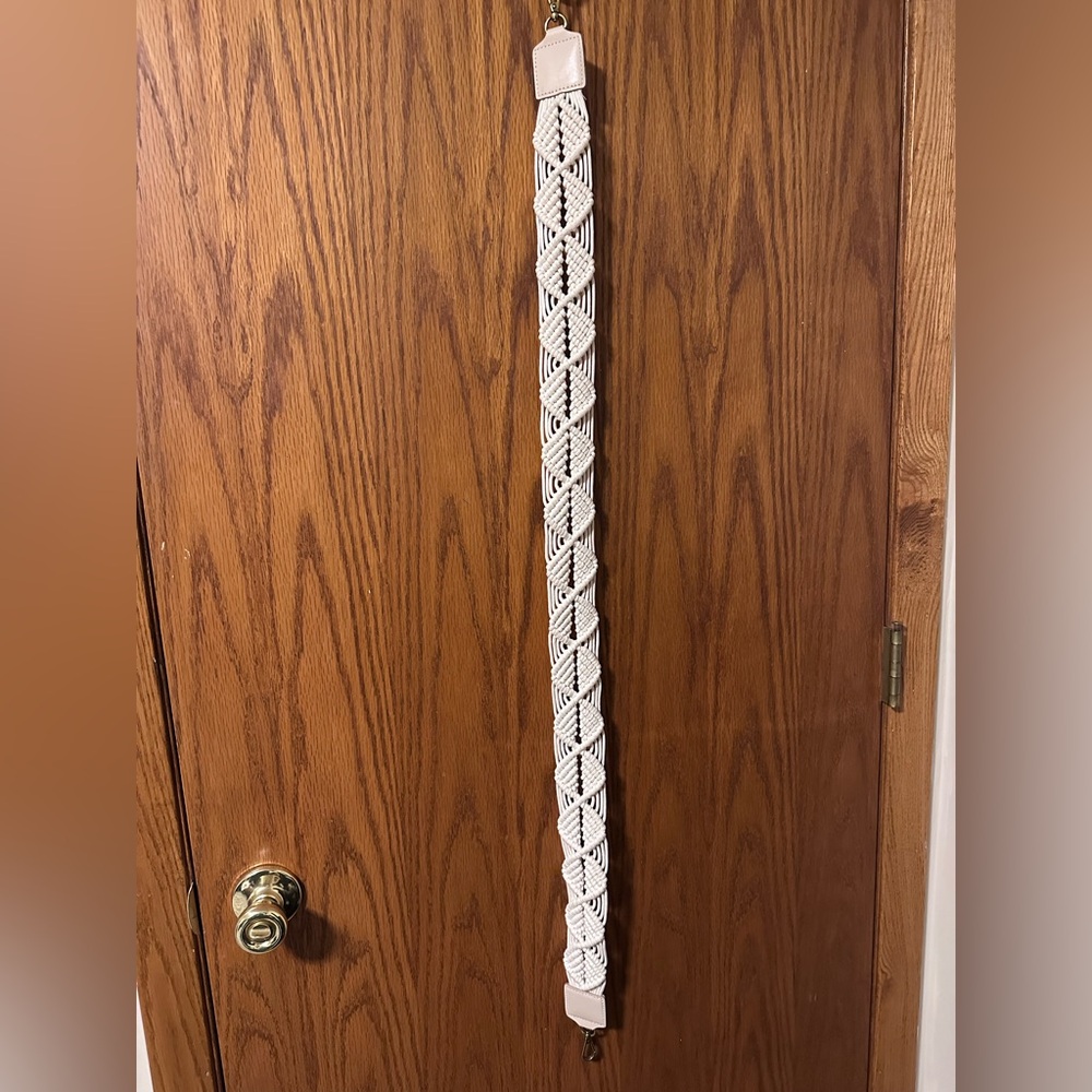 Madewell Cream Macrame Purse Strap